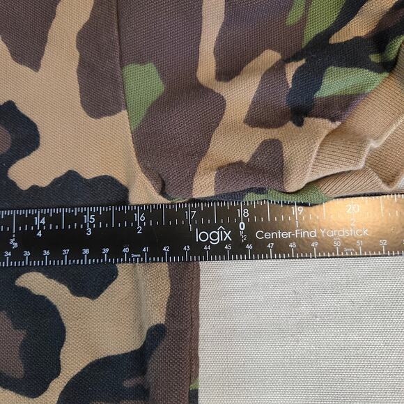 Vintage Polo Ralph Lauren Camo Polo Shirt Youth 14–16 Made in Macau Cotton - Picture 9 of 12